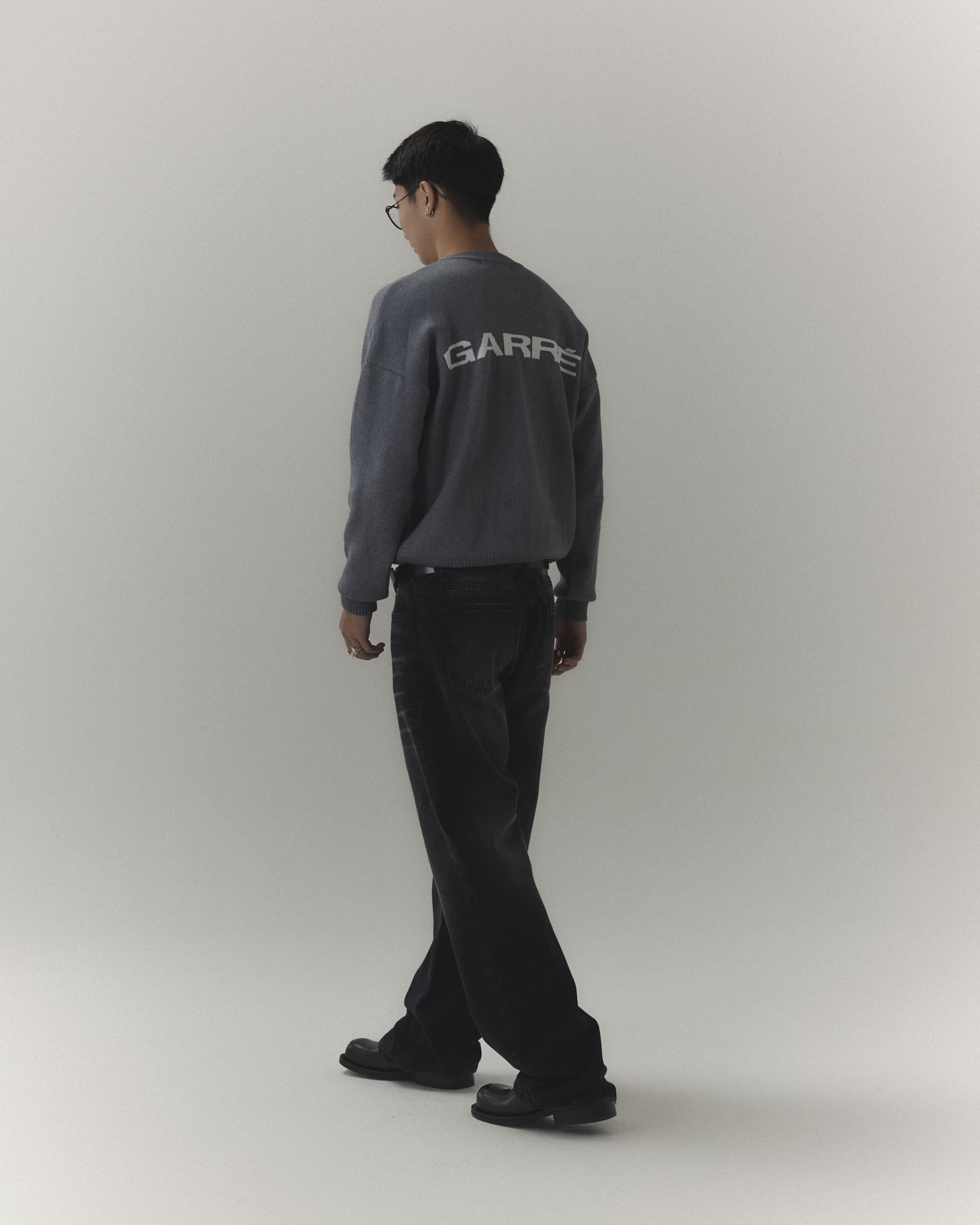 Logo Knitwear Grey