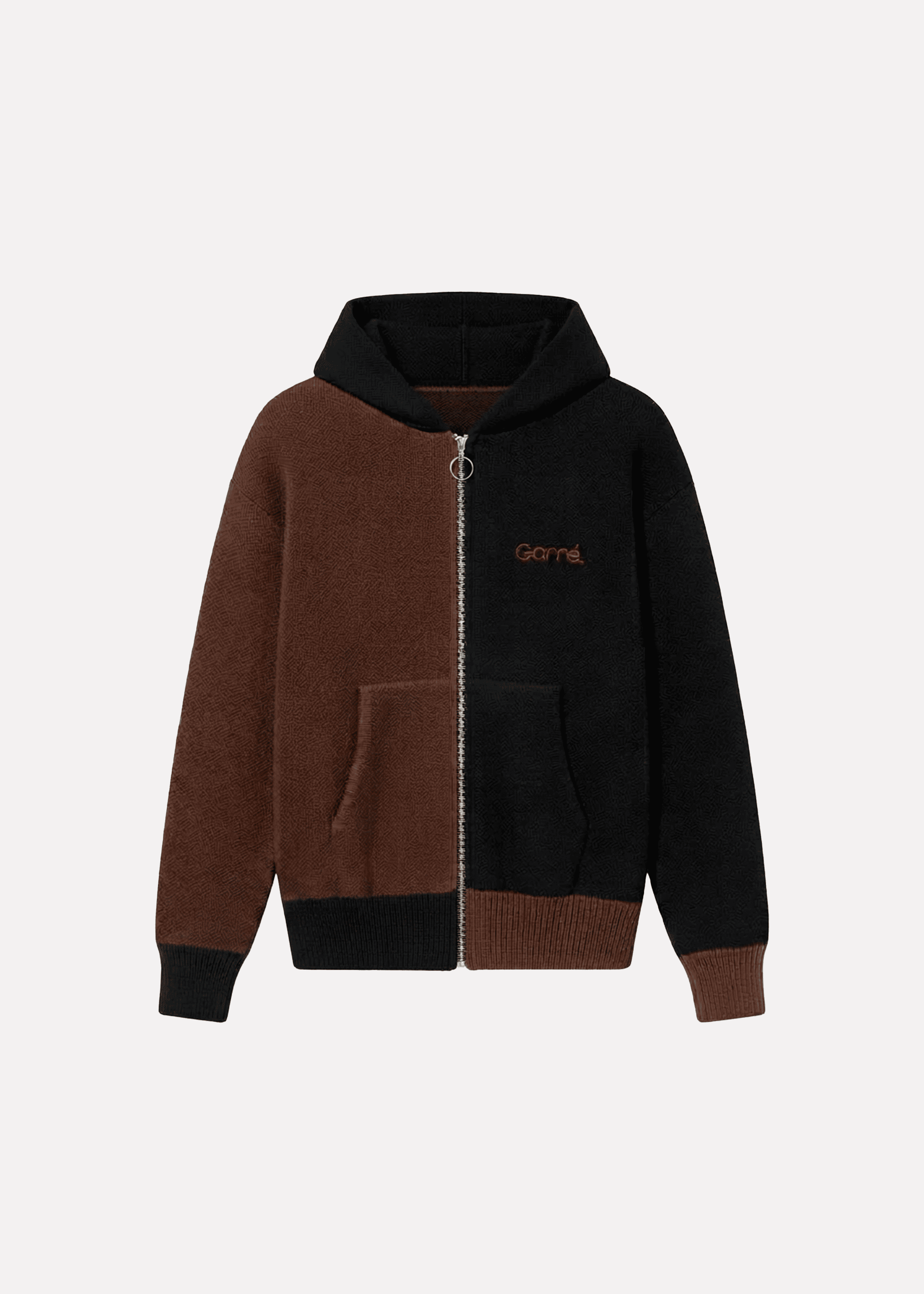Knitwear Hoodie Brown