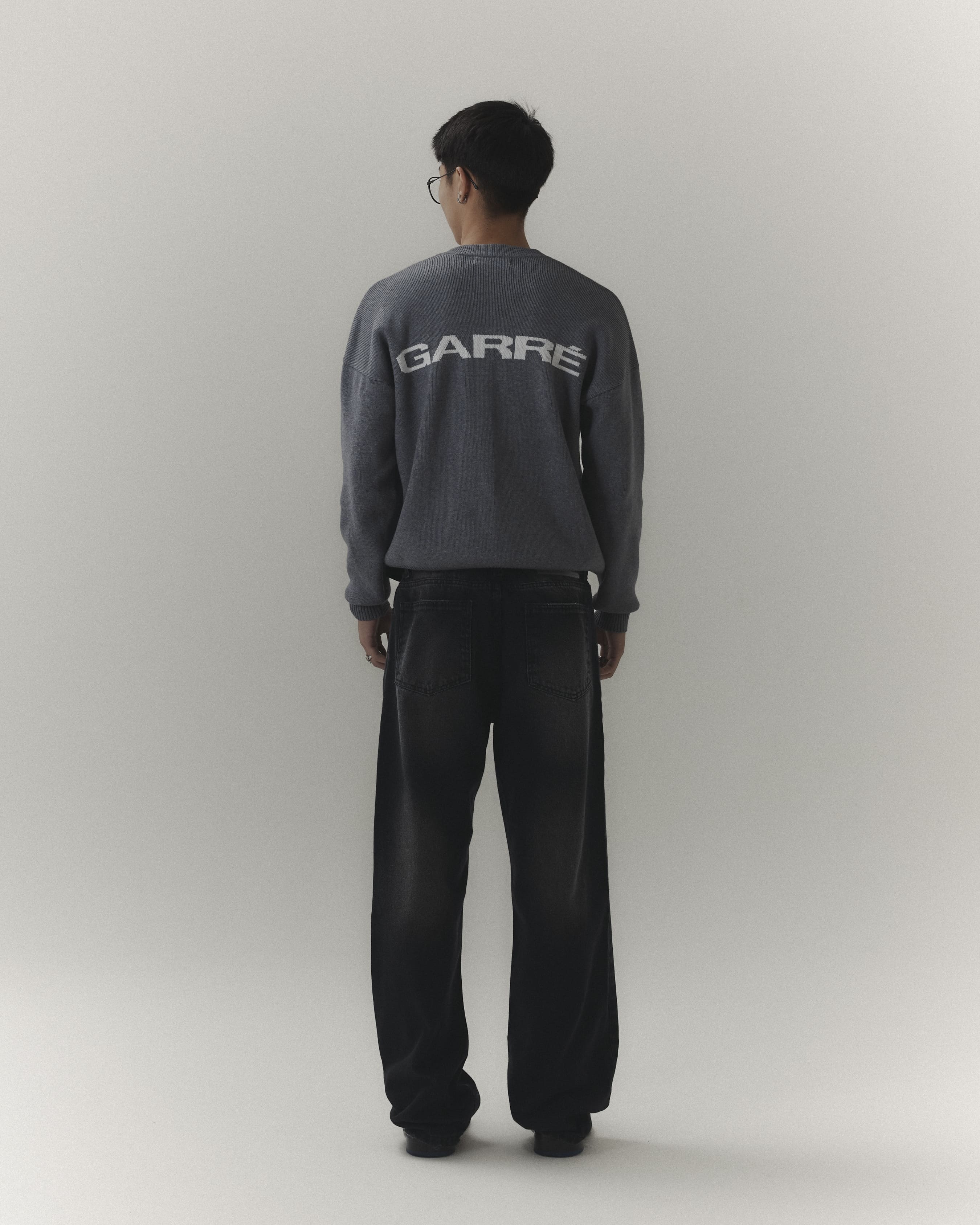 Logo Knitwear Grey