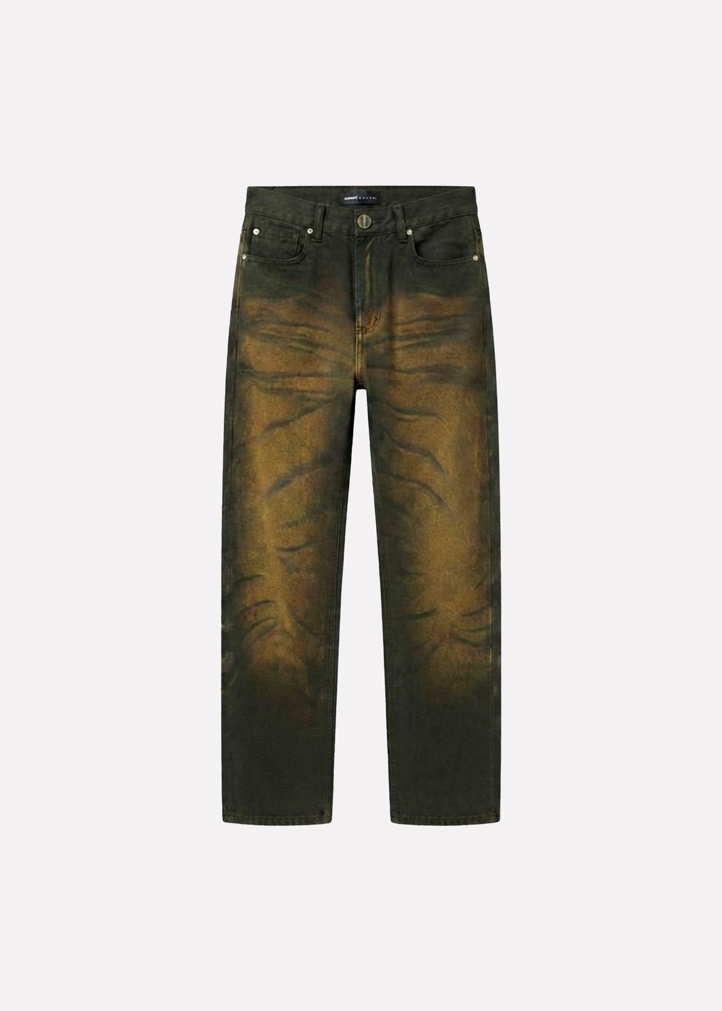 Denim Orange Rust