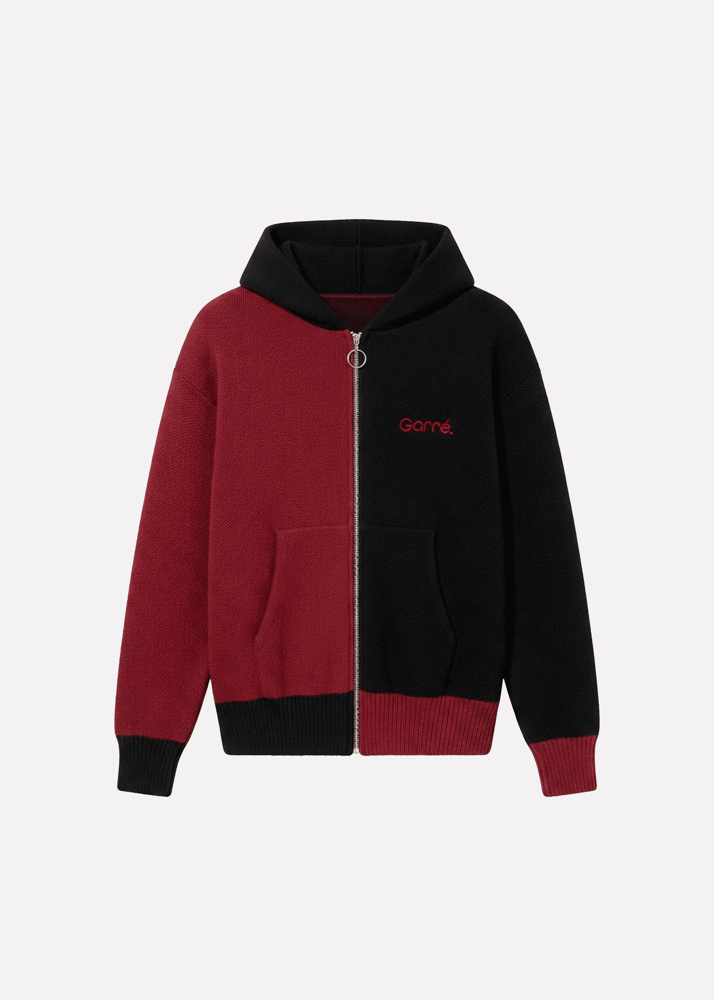 Knitwear Hoodie Red