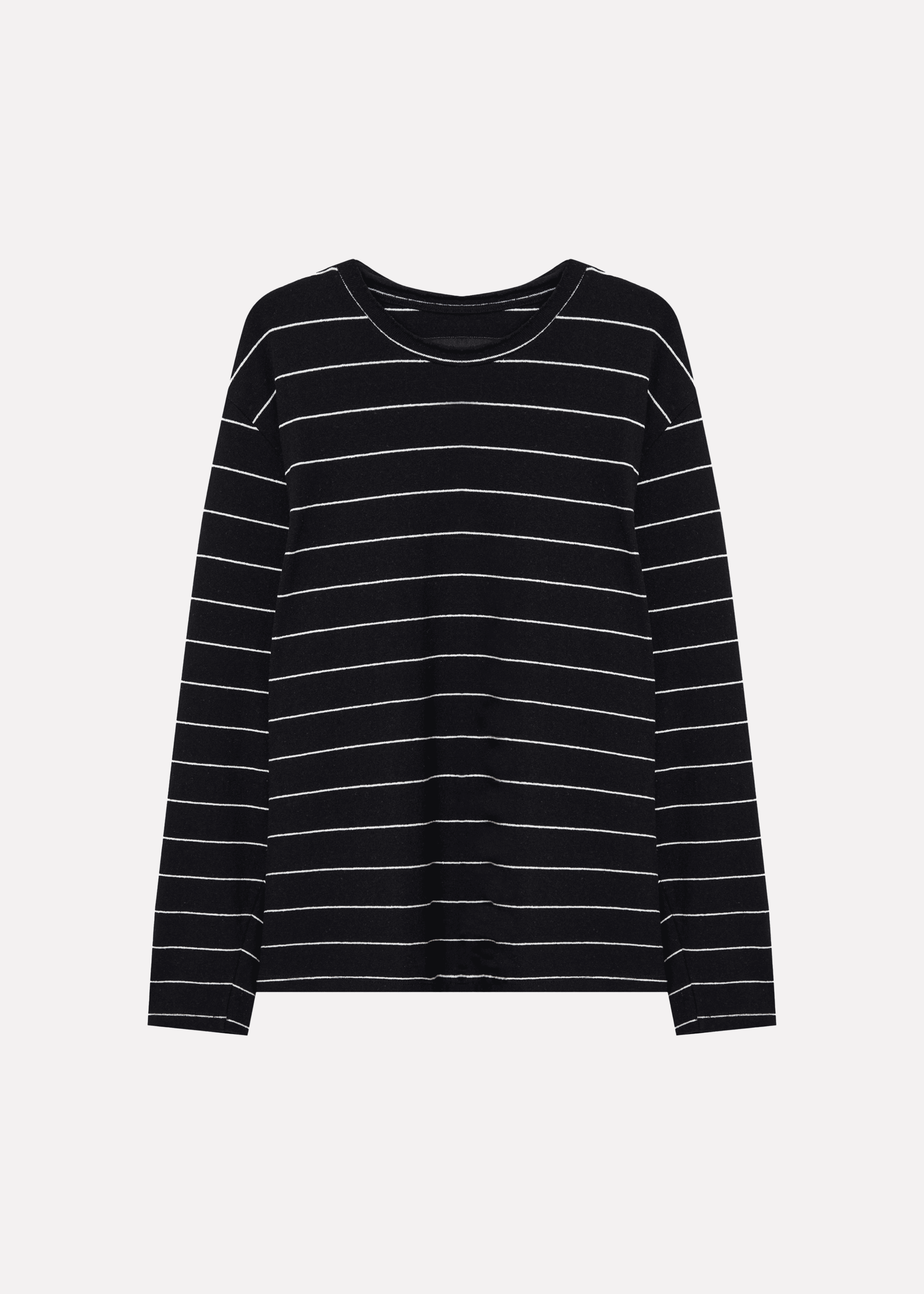 Striped Longsleeve Black