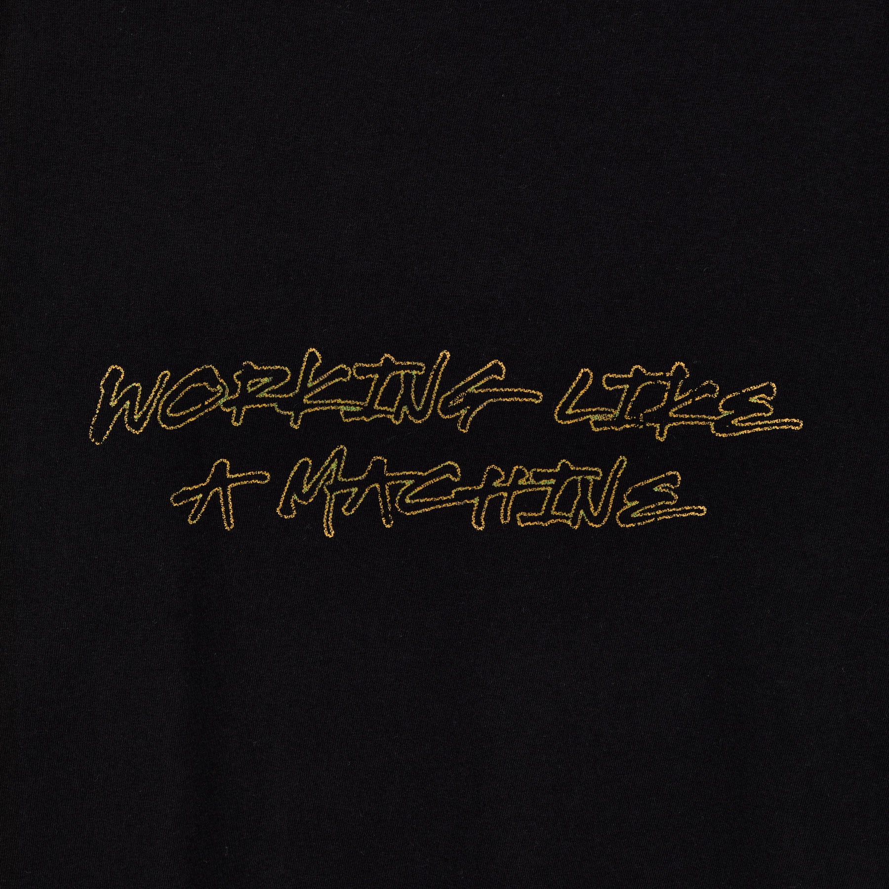 T-Shirt Working Like a Machine