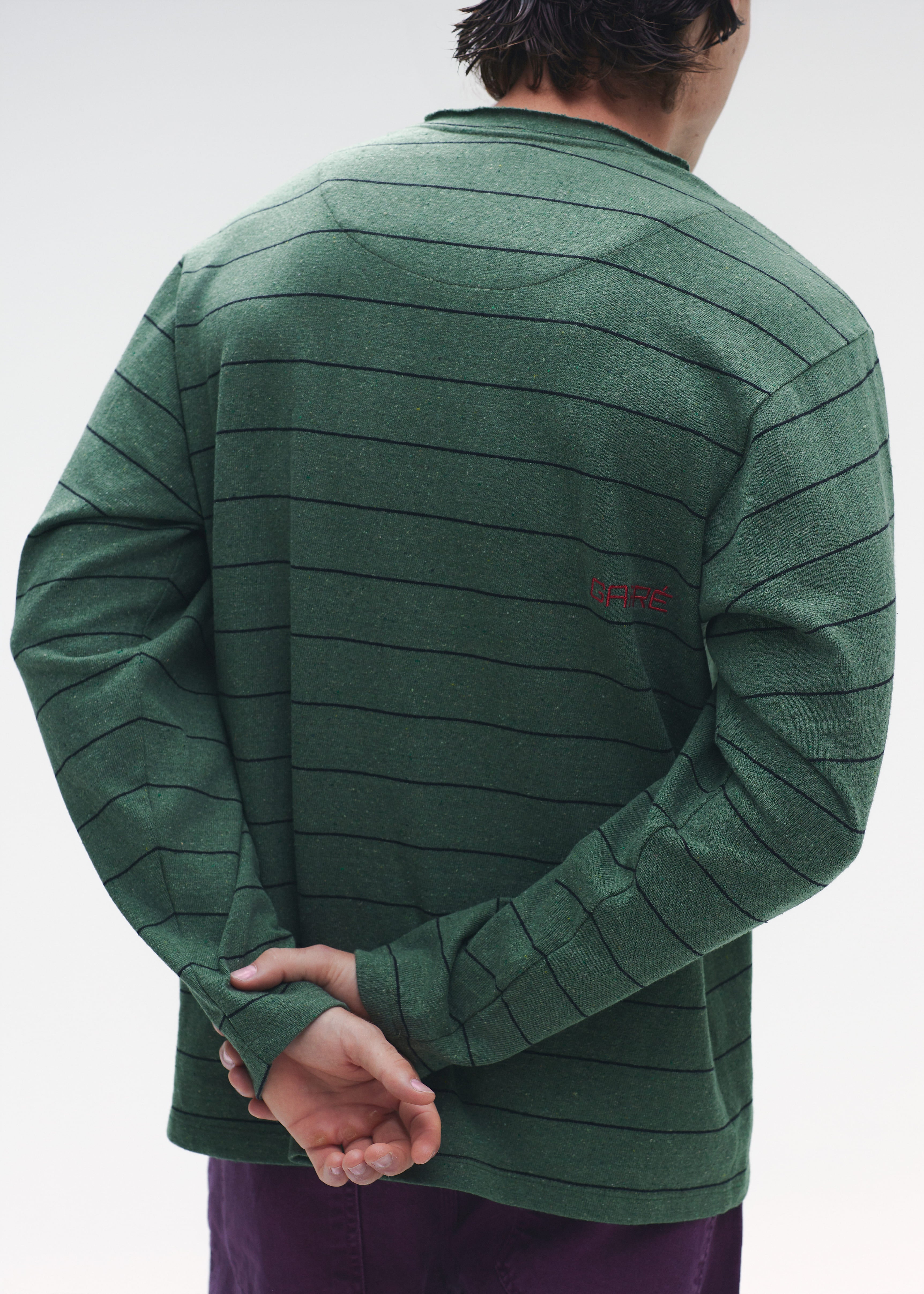 Striped Longsleeve Green