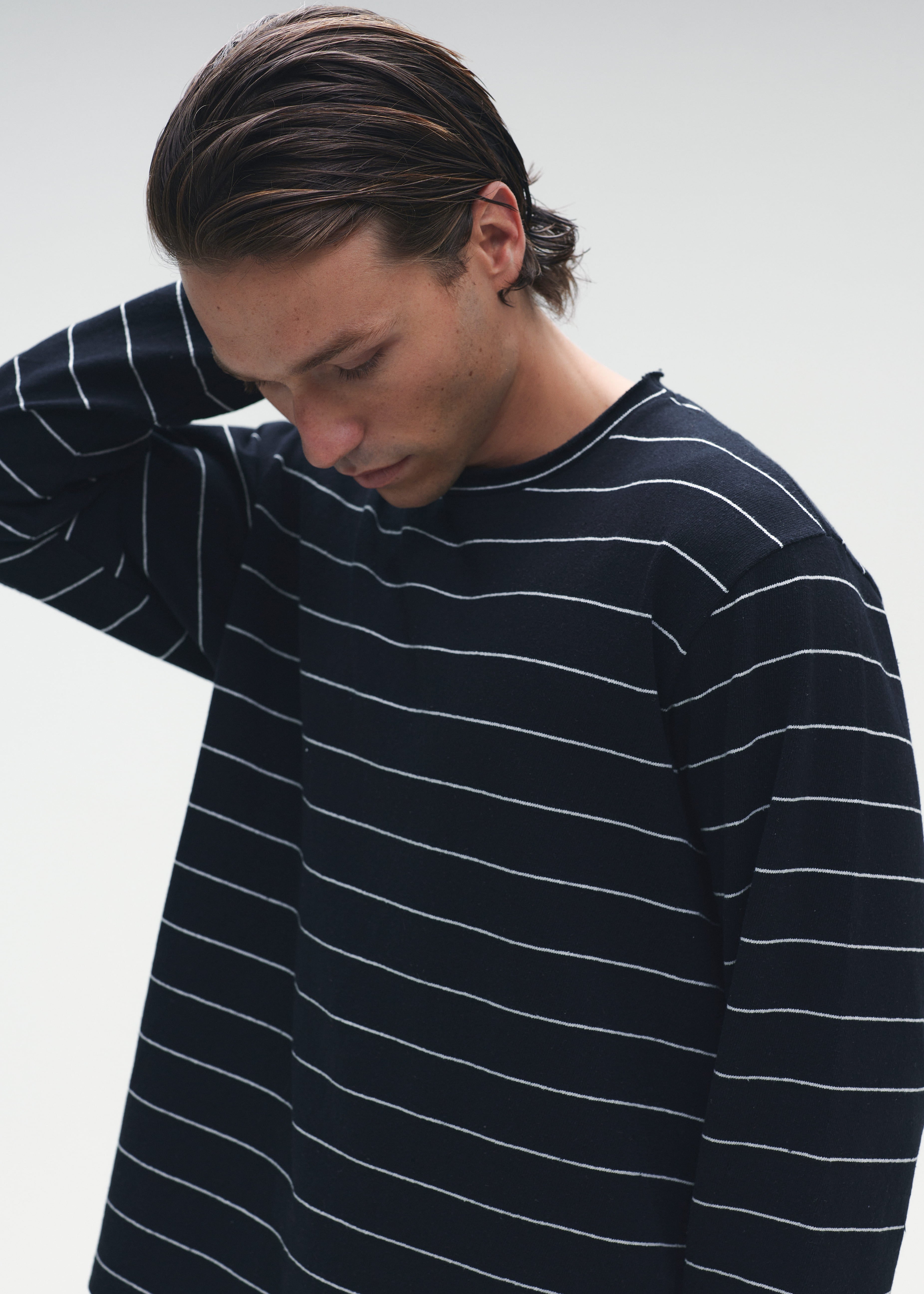 Striped Longsleeve Black