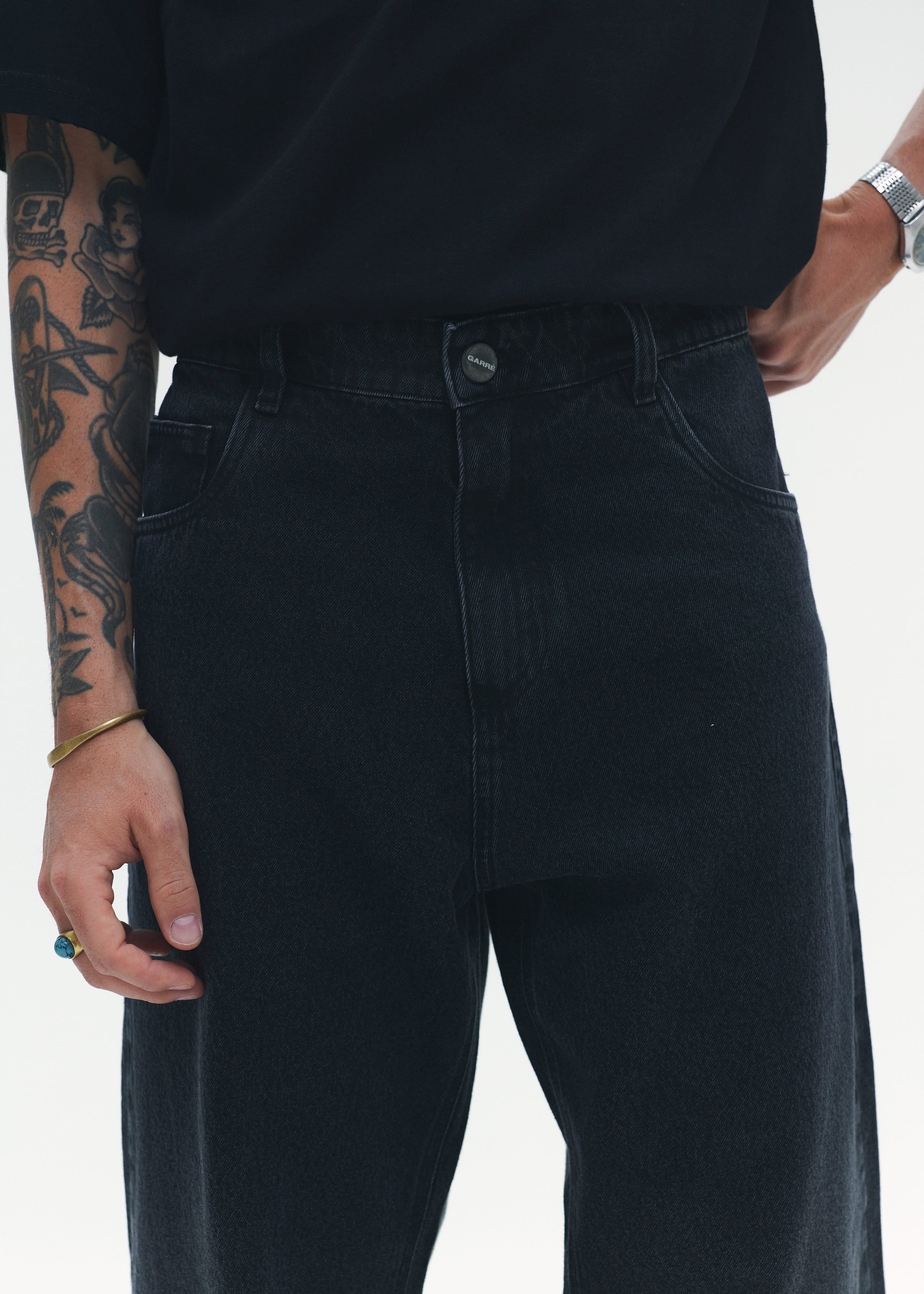 Black Gradient Pants