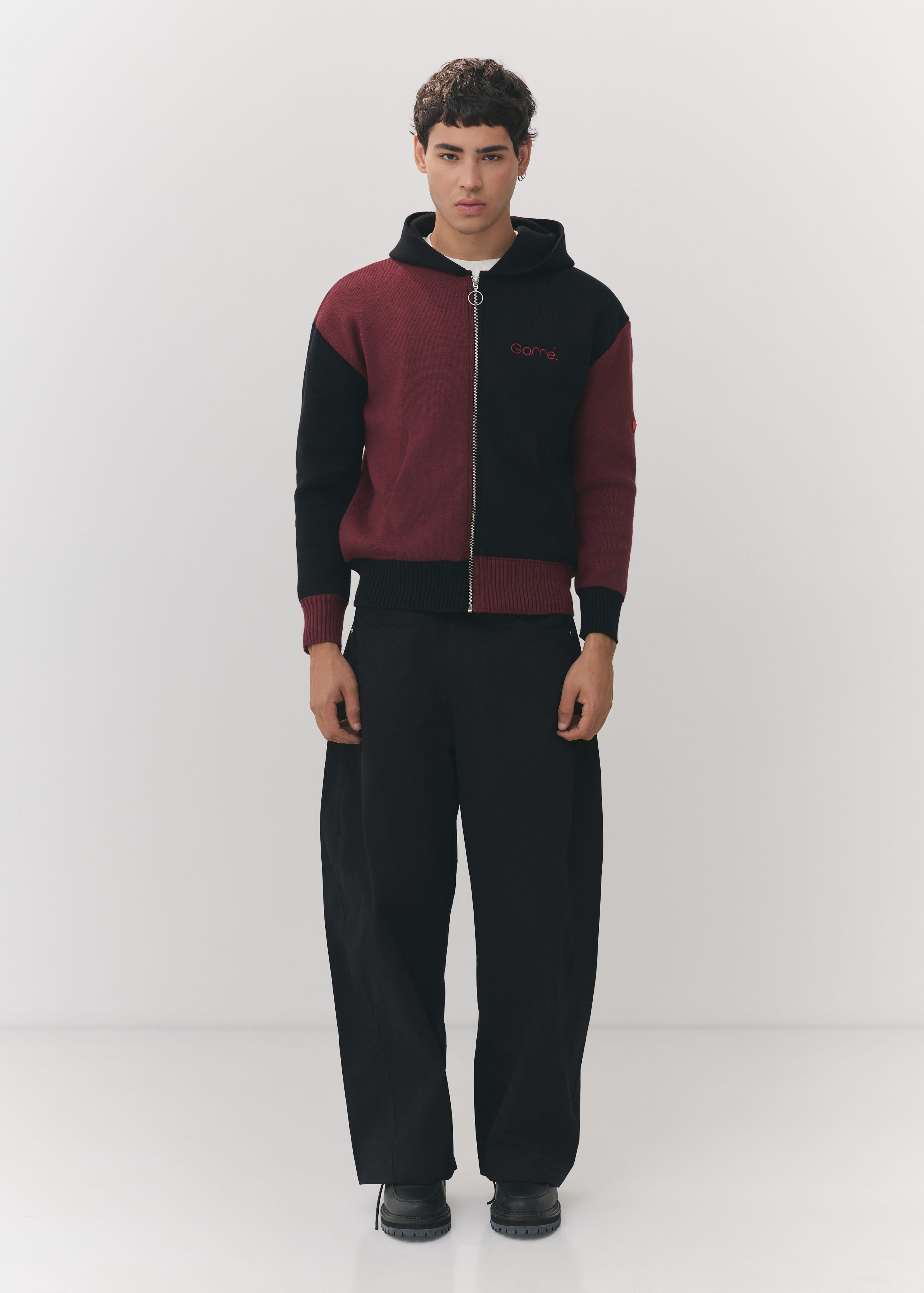 Knitwear Hoodie Red