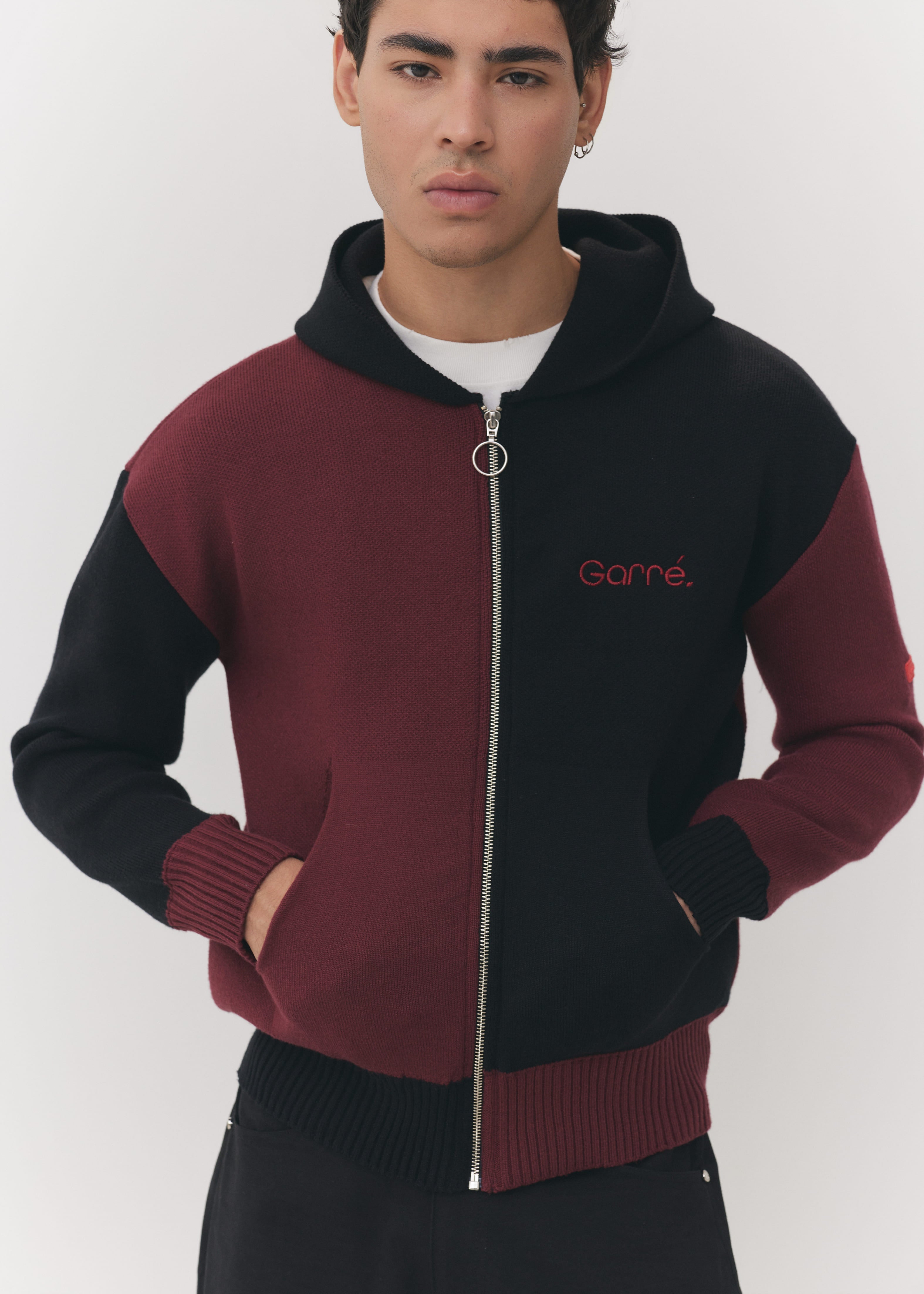 Knitwear Hoodie Red