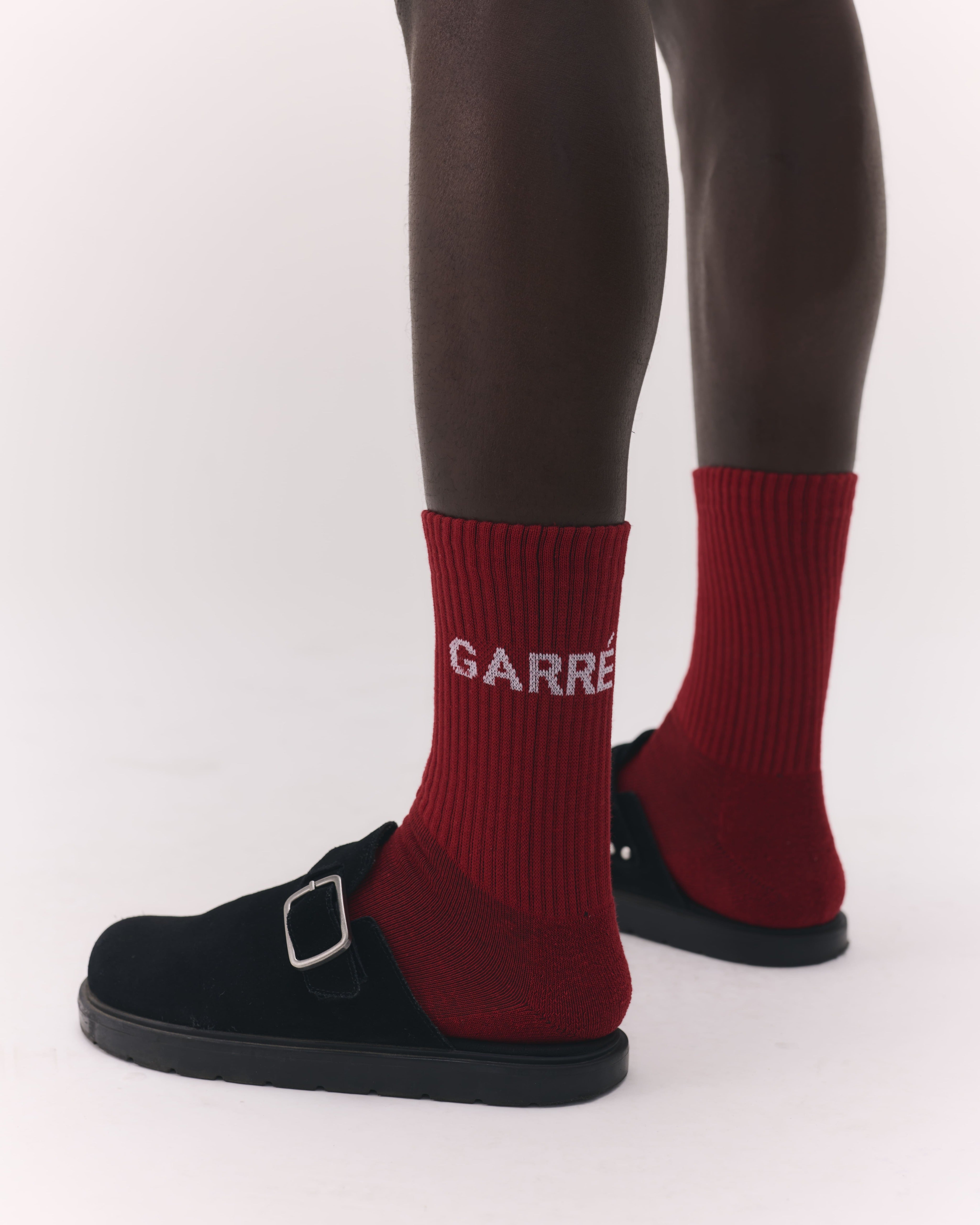 Red Logo Socks