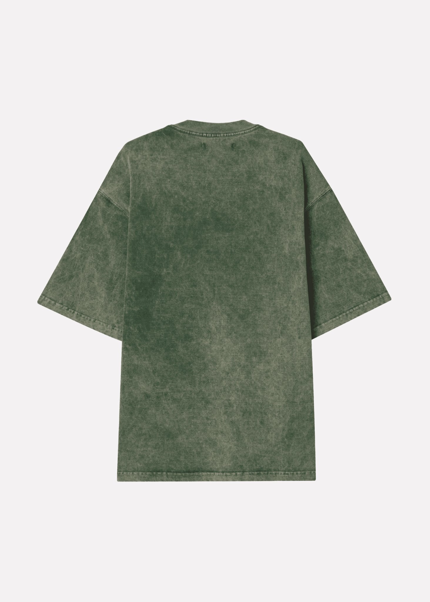 T-shirt Basic Verde Wash