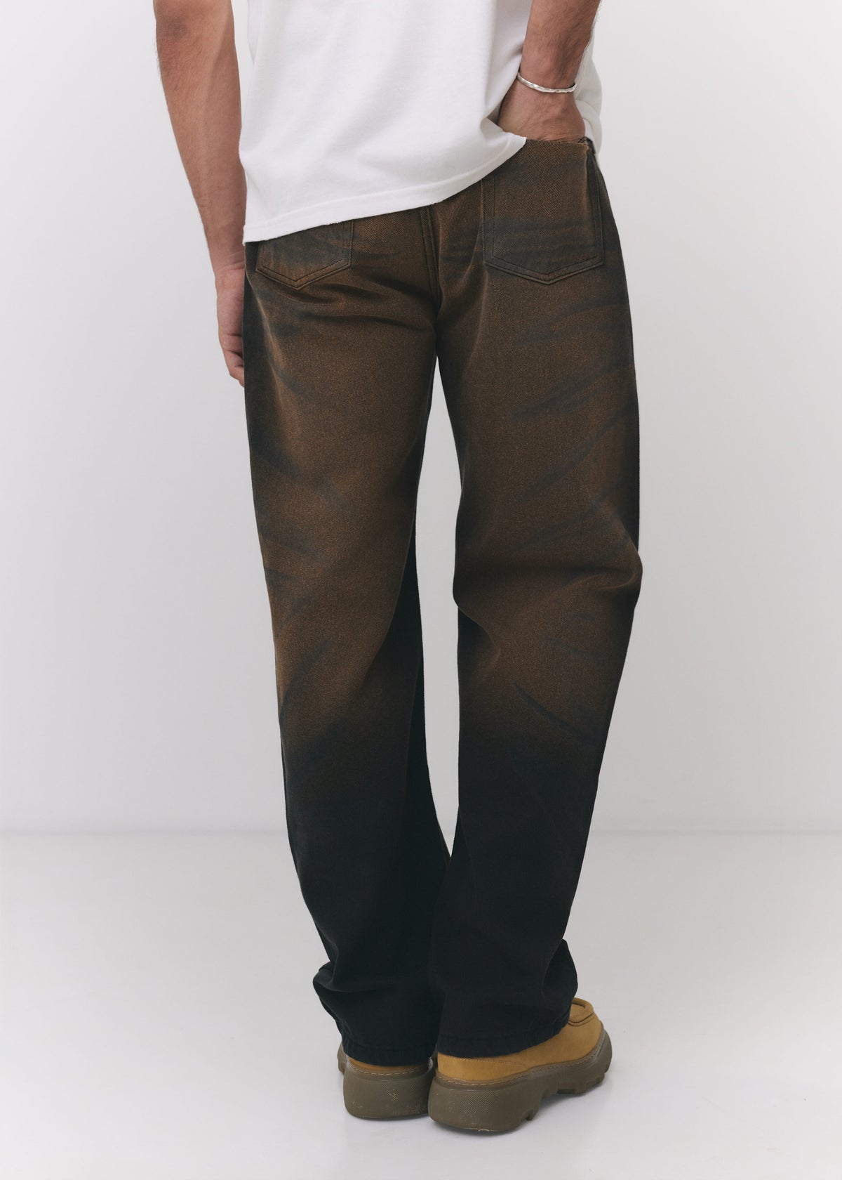 Denim Orange Rust