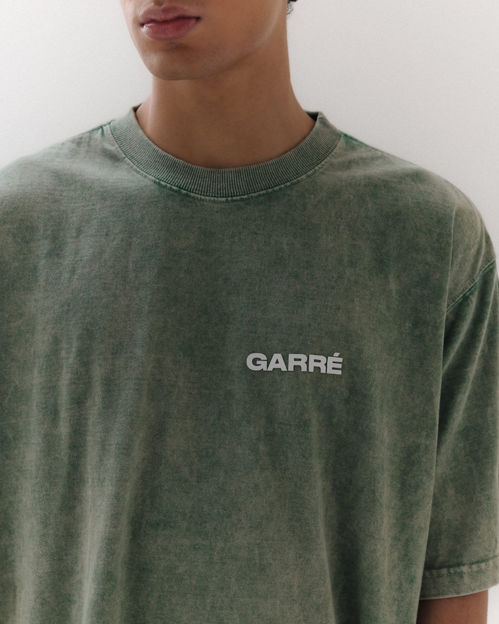 T-shirt Basic Verde Wash