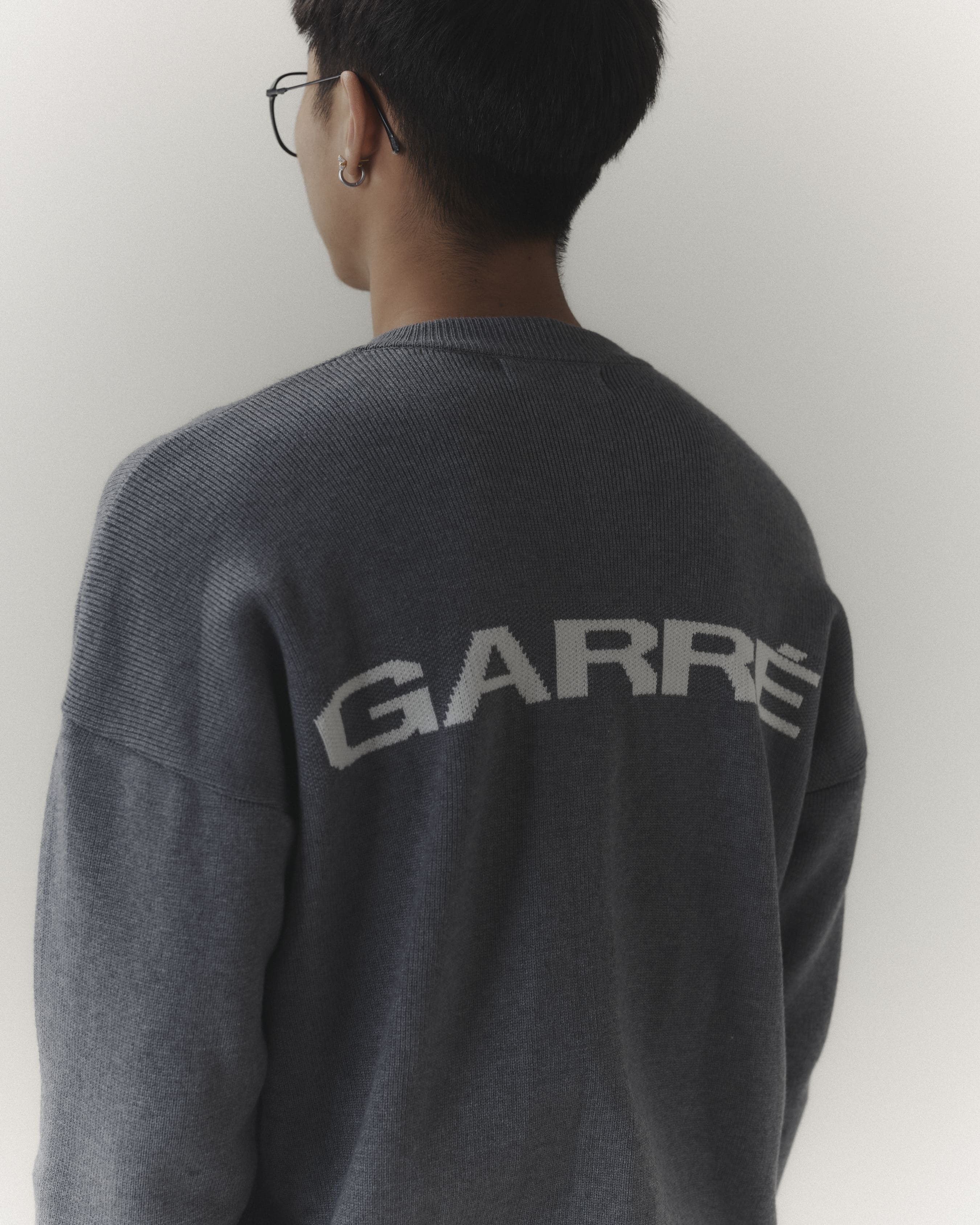 Logo Knitwear Grey