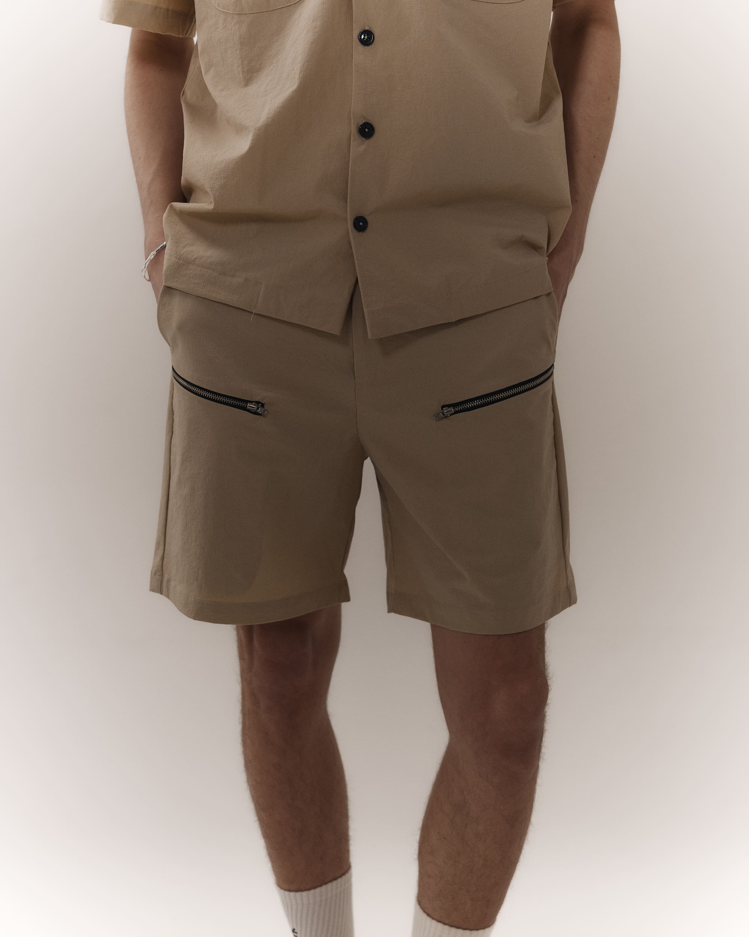 Rip Stop Cargo Shorts Desert