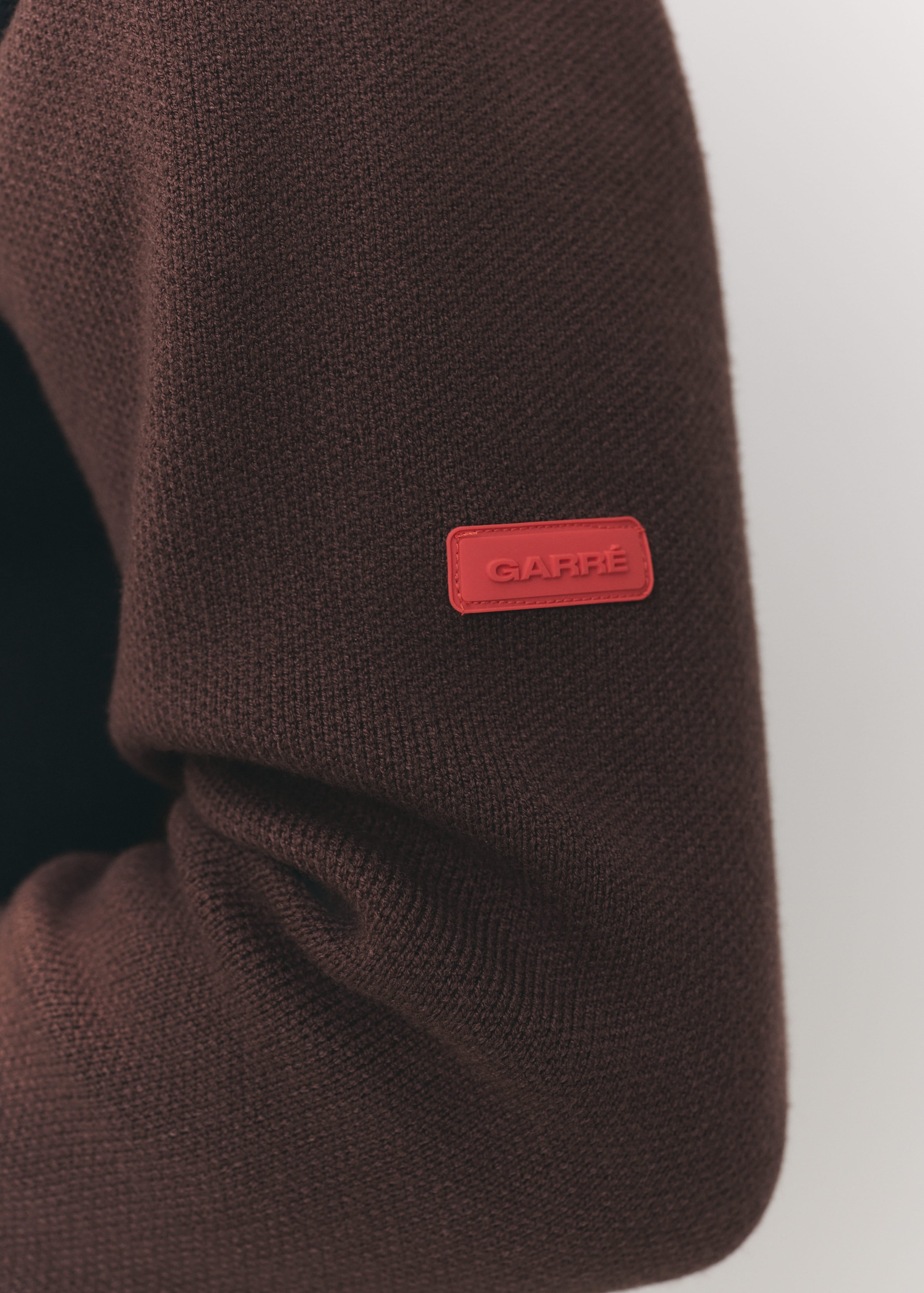 Knitwear Hoodie Brown