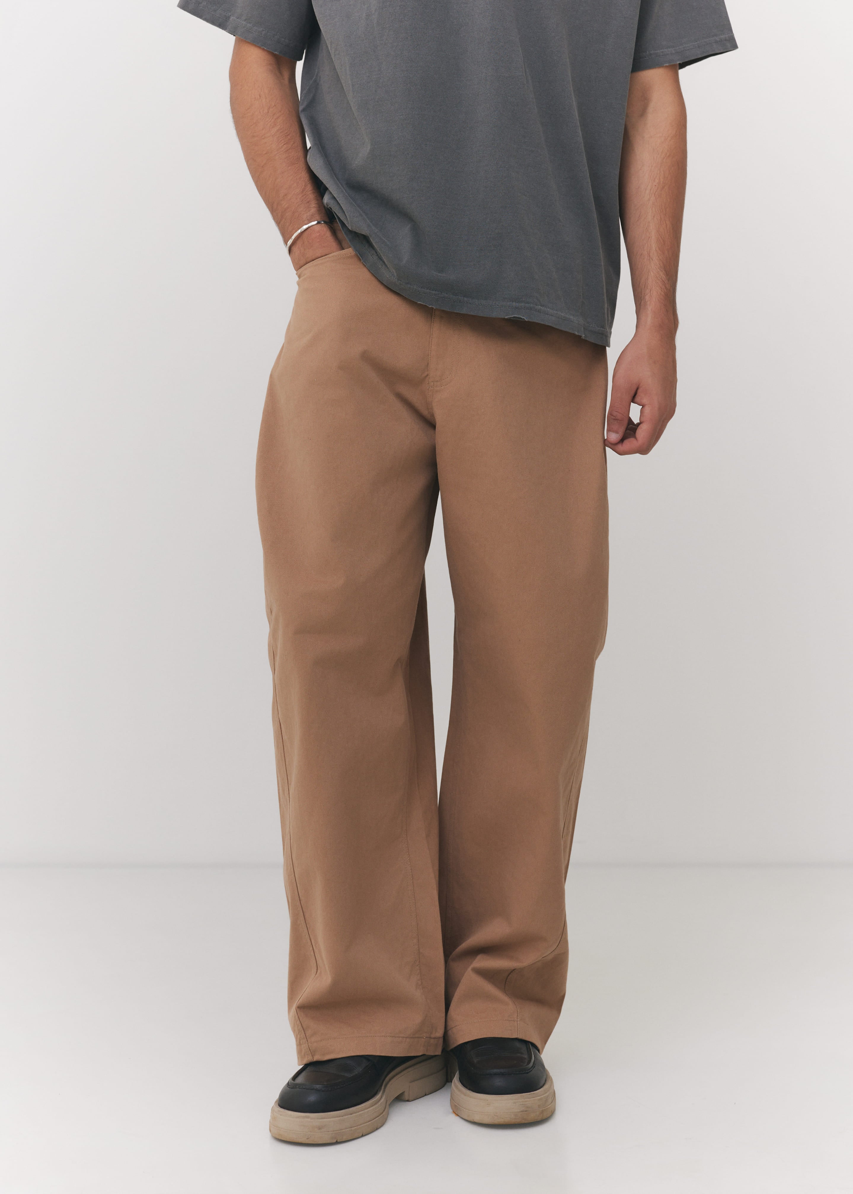 Barrel Beige Pants