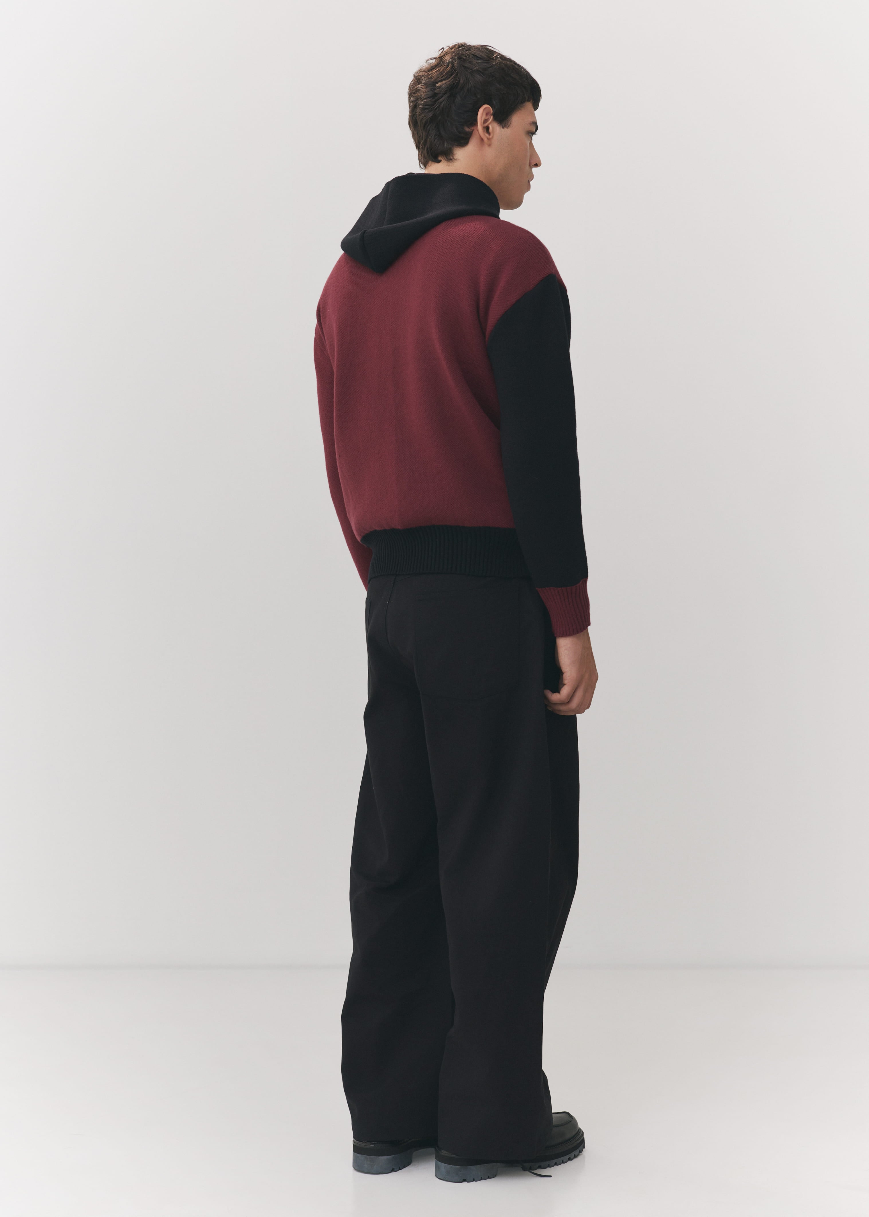 Knitwear Hoodie Red