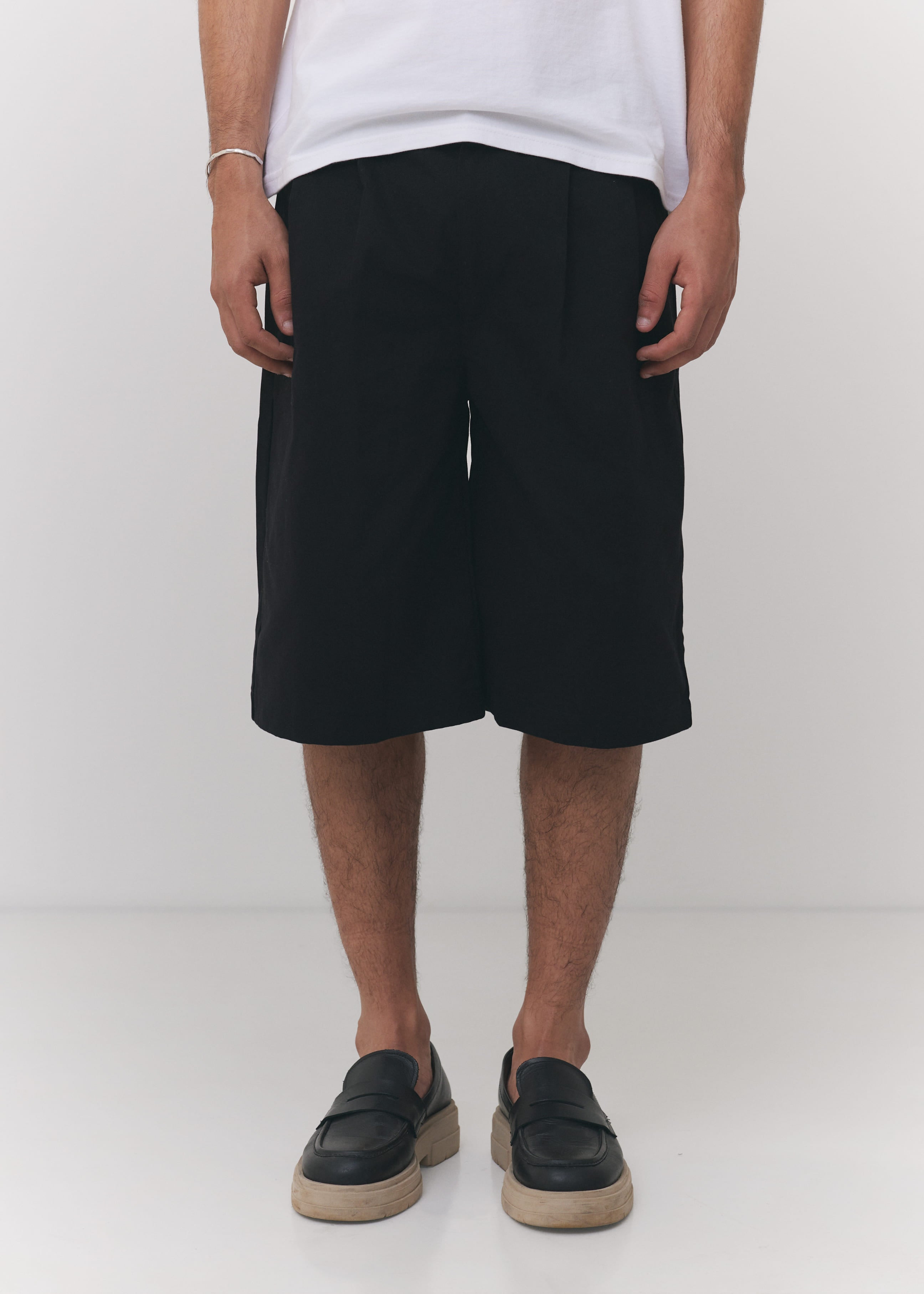 Tailored Black Shorts