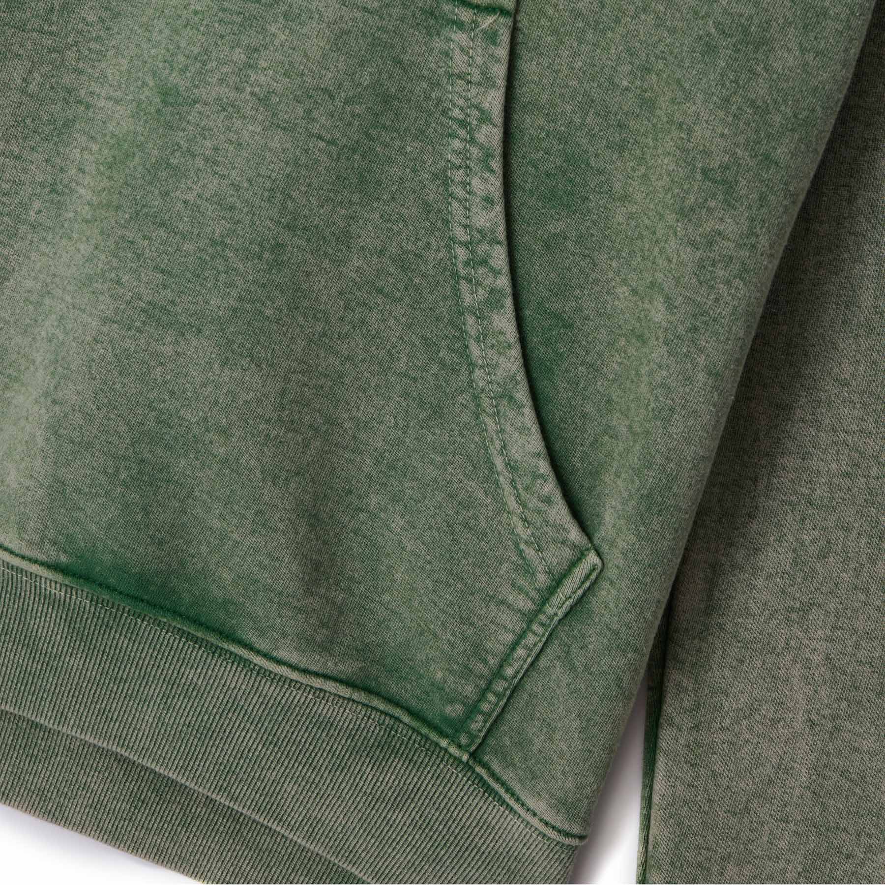 Moletom Basic Logo Verde Wash