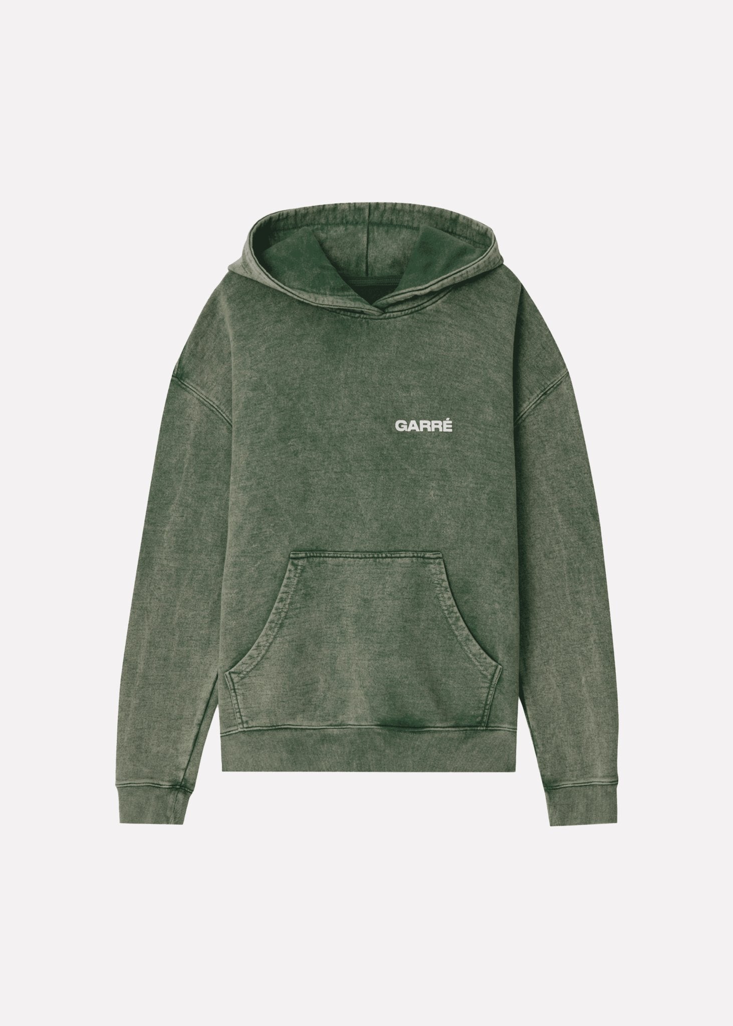 Moletom Basic Logo Verde Wash