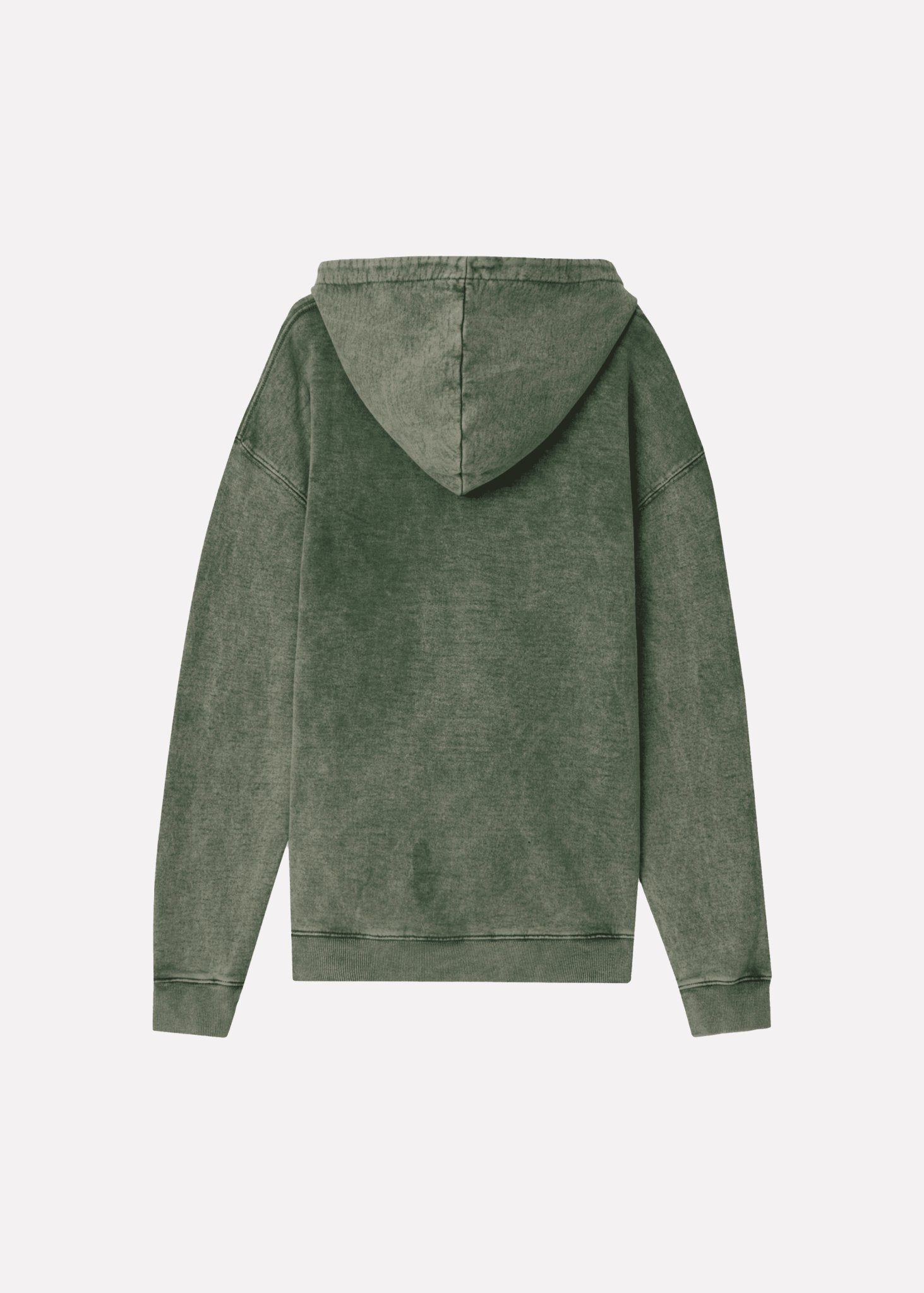 Moletom Basic Logo Verde Wash