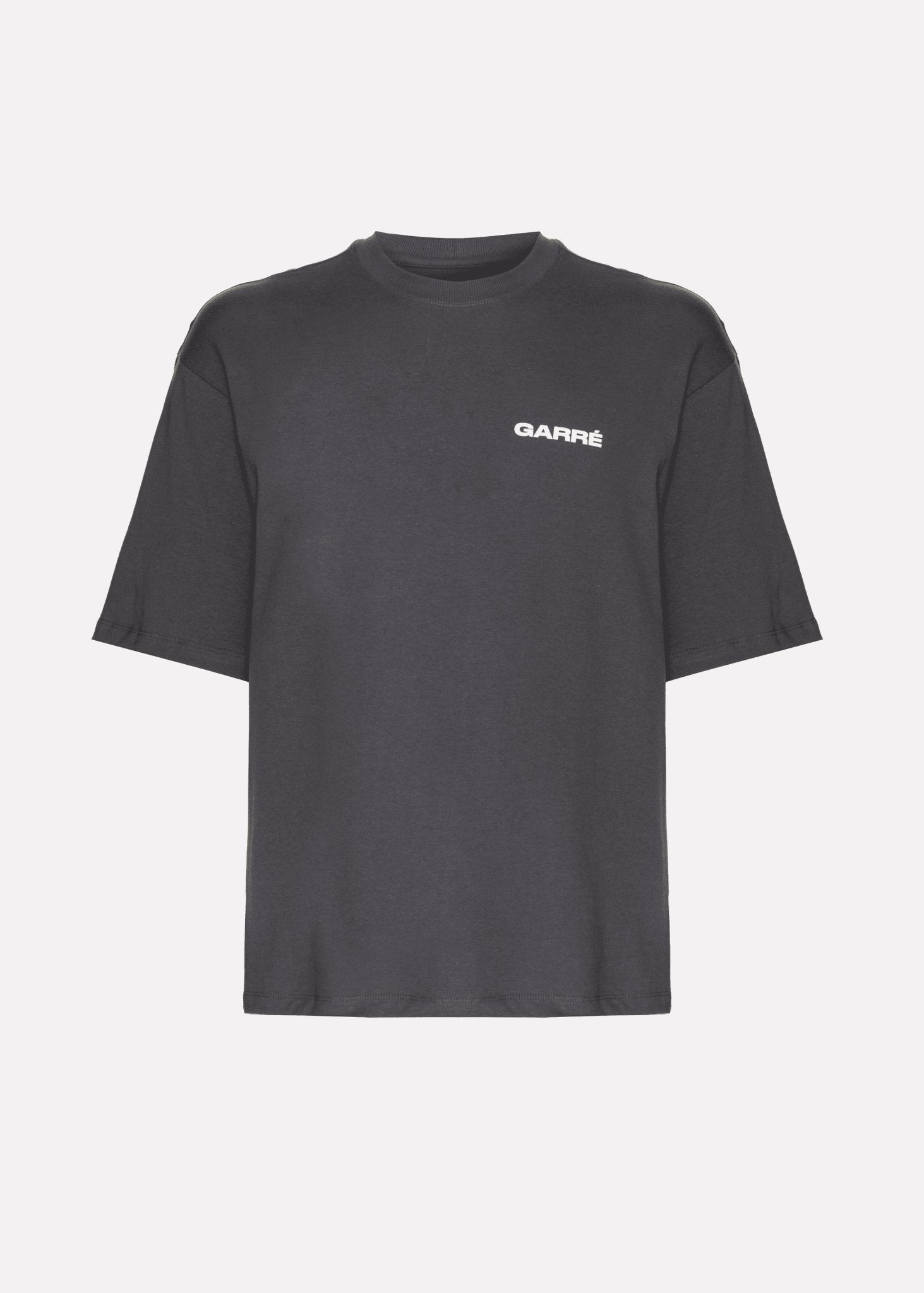 T-shirt Basic Logo Oversized Cinza